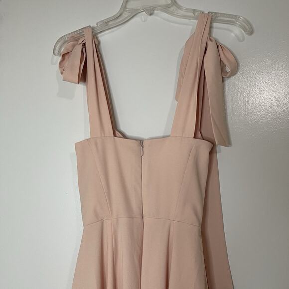 NWOT HOUSE OF CB 'Alicia' Blush Pink Midi Sundress XS - Picture 9 of 9